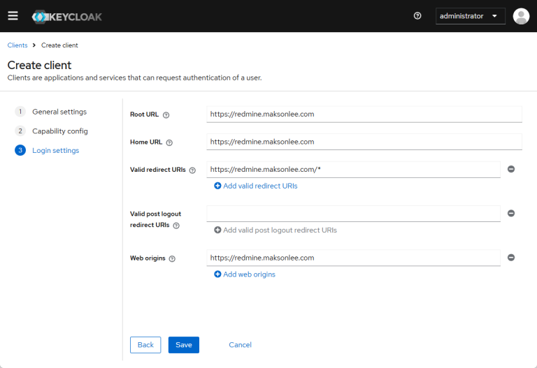 How to Enable Keycloak OAuth Login in Redmine - Makson Lee