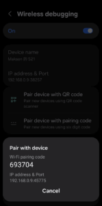 Enable Android Developer Options, USB Debugging, and Wi-Fi ADB - Makson Lee