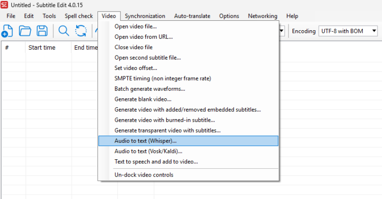 How to Use Subtitle Edit 4.0.15 to Add Traditional Chinese Subtitles to ...